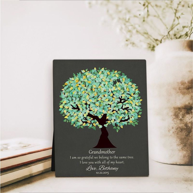 Canopy Tree Family Appreciation Desktop Plaque Gift for Grandparent D-1185