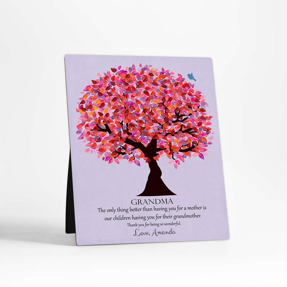 Canopy Tree Family Appreciation Desktop Plaque Gift for Grandmother D-1177