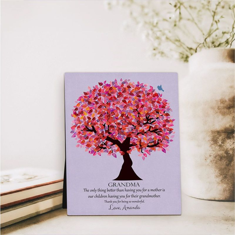 Canopy Tree Family Appreciation Desktop Plaque Gift for Grandmother D-1177