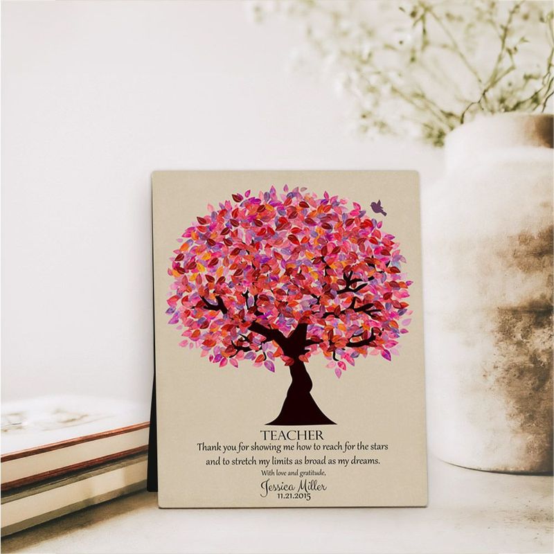 Canopy Tree Teacher Appreciation Desktop Plaque Gift for Educator D-1173