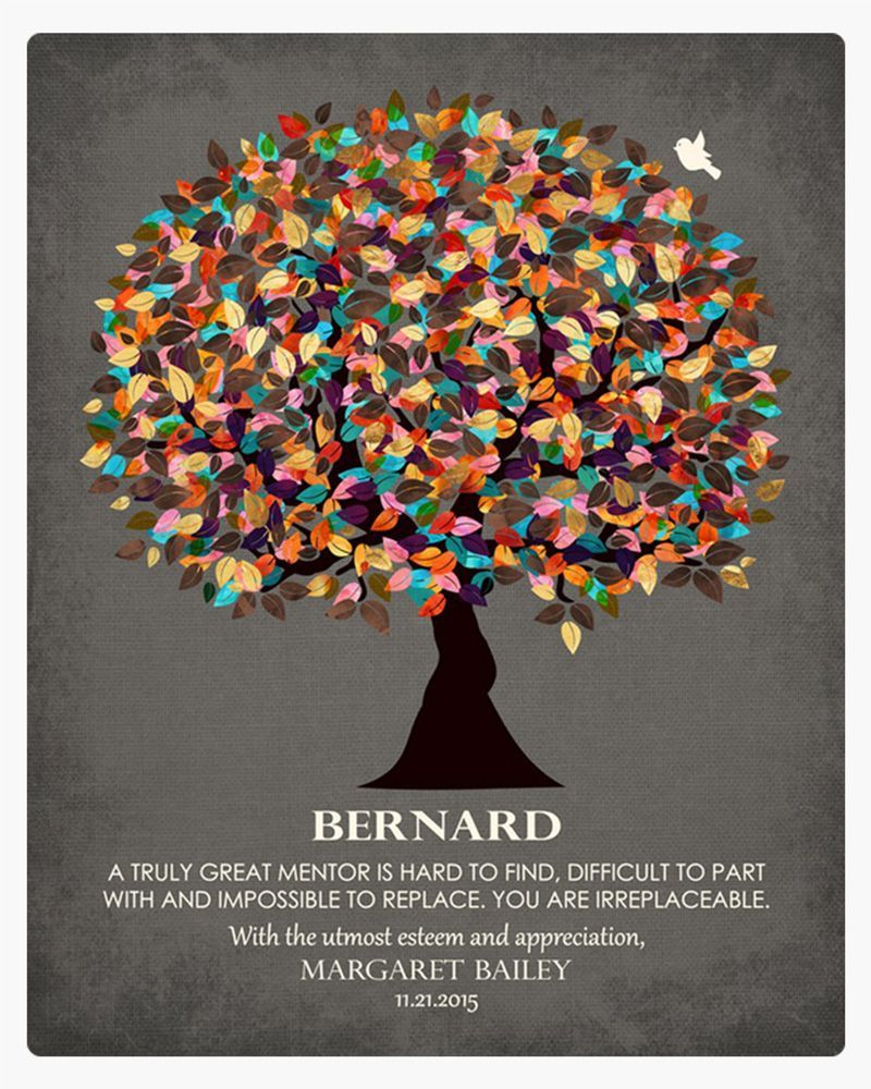 #1 Best Seller - Late Spring Tree Leadership Appreciation Wall Plaque Gift for Mentor LTC-1320