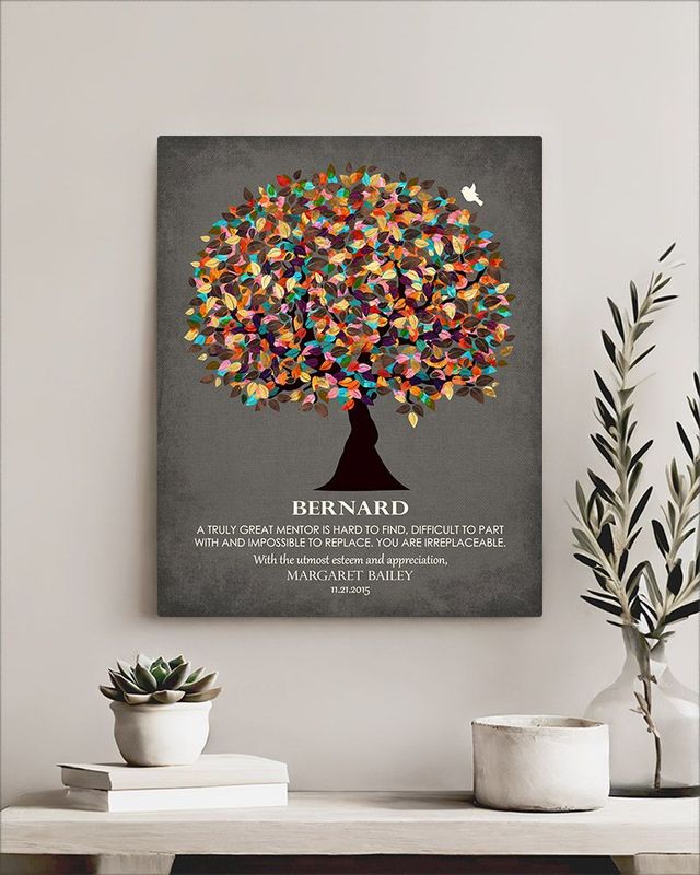 #1 Best Seller - Late Spring Tree Leadership Appreciation Wall Plaque Gift for Mentor LTC-1320