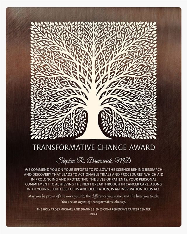 White Bronze Elaborate Square Tree Medical Recognition Wall Plaque Gift for Doctor LTC-1582