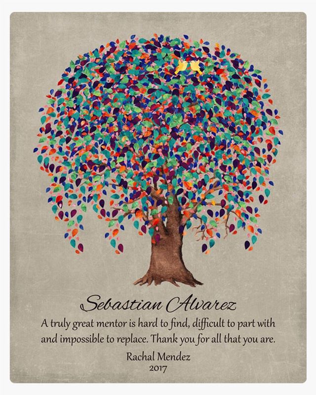 #1 Best Seller - Willow Tree Leadership Appreciation Wall Plaque Gift for Mentor LTC-1509