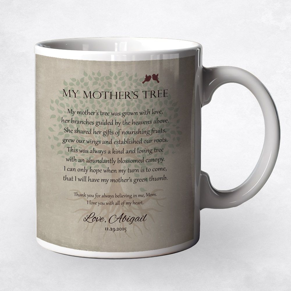 Appreciation Poem For Mother Family Ceramic Coffee Mug Gift For Mother M-1142