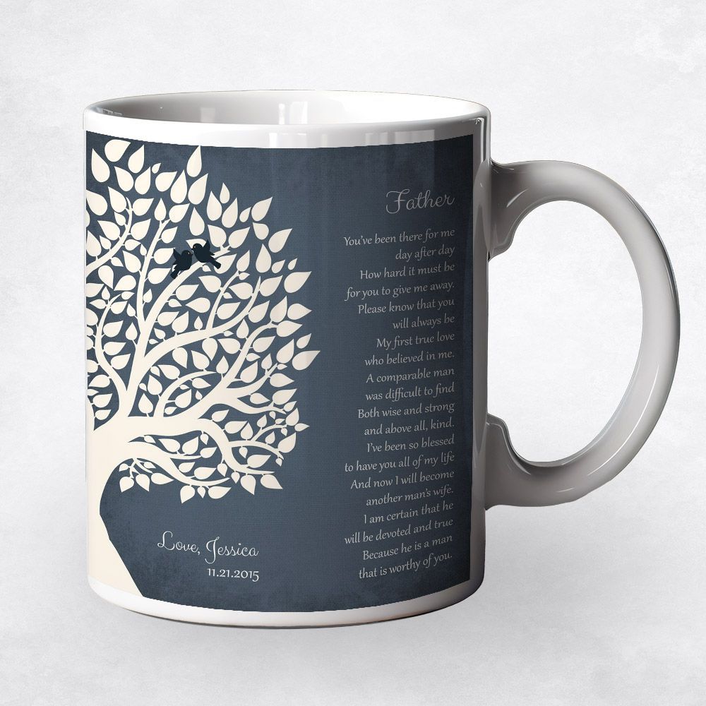 Wedding Tree Poem Wedding Coffee Mug Gift for Father M-1140