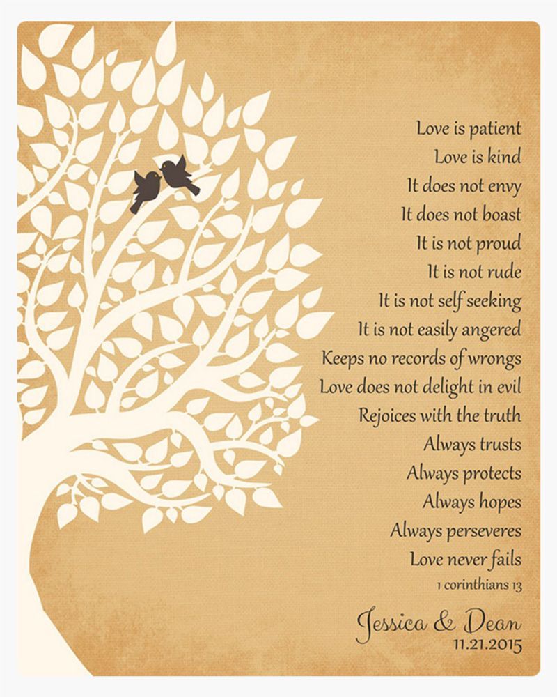 Yellow Half Tree Silhouette Anniversary Wall Plaque Gift for Couple LTC-1131