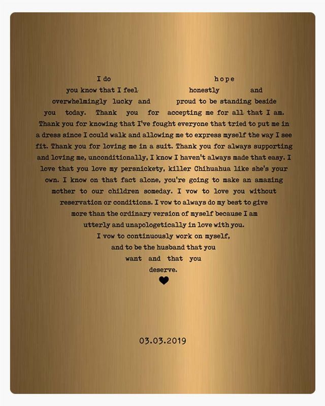 Black Brass Heart Shape Song Lyrics 21st Anniversary Wall Plaque Gift for Couple LTC-1790