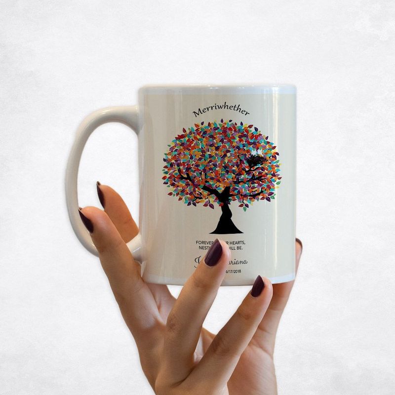 Colorful Spring Tree Memorial Coffee Mug Gift for Bereaved Parents M-1362
