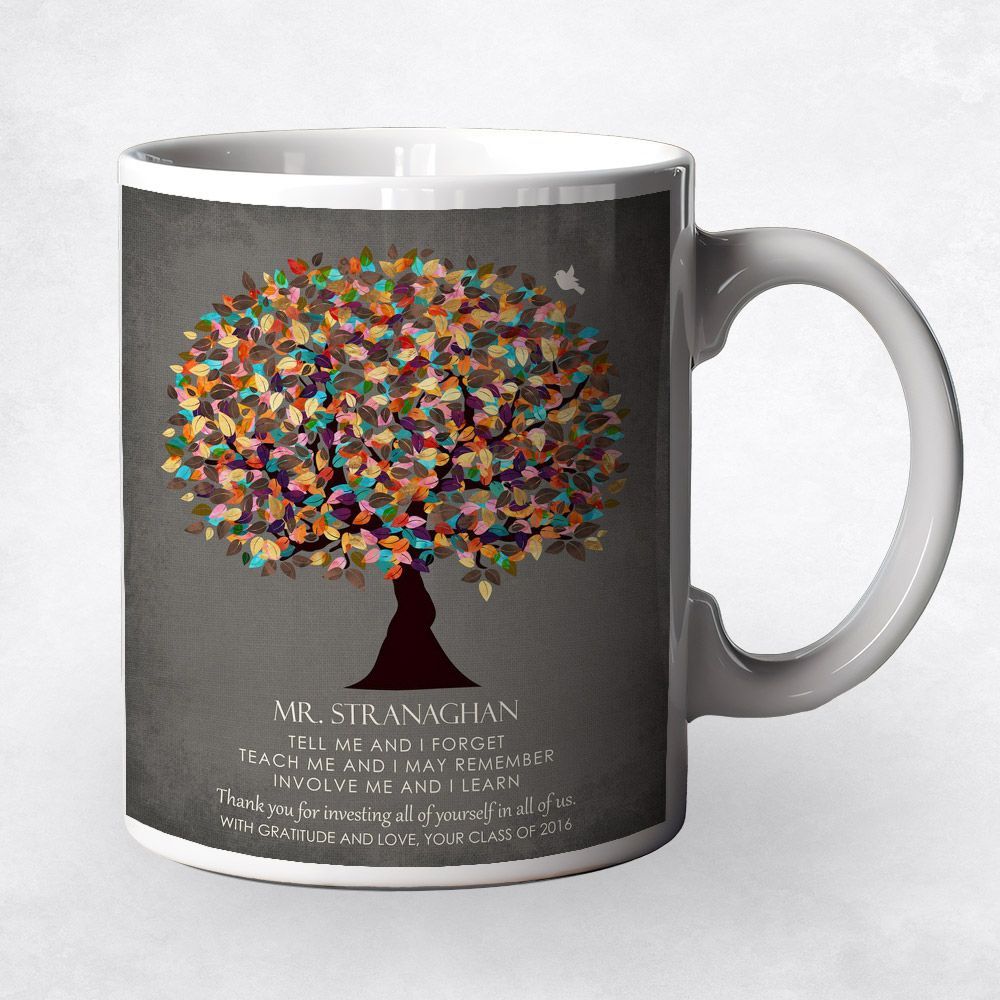 #1 Best Seller - Late Spring Tree Teacher Appreciation Coffee Mug Gift for Educator M-1318