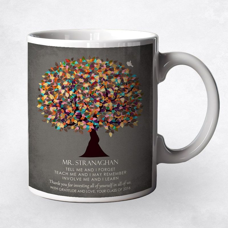 #1 Best Seller - Late Spring Tree Teacher Appreciation Coffee Mug Gift for Educator M-1318