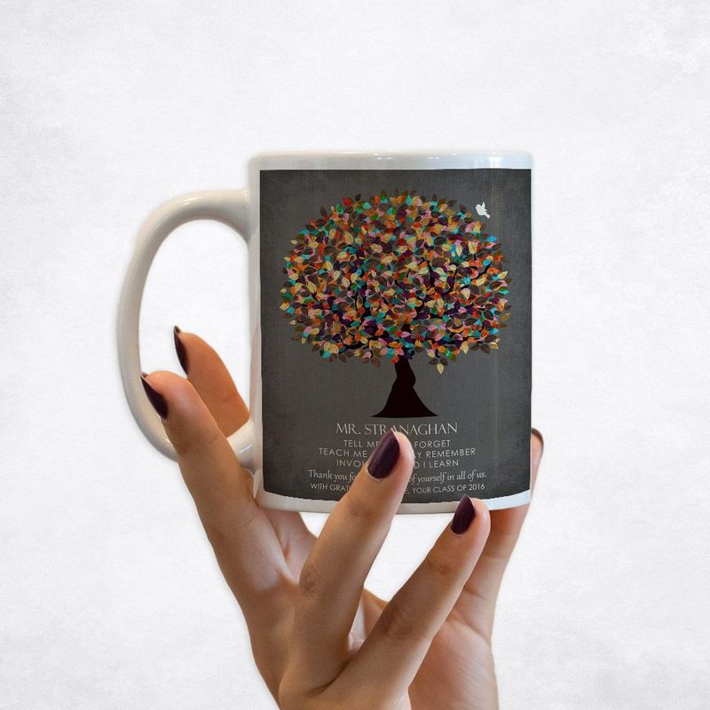 #1 Best Seller - Late Spring Tree Teacher Appreciation Coffee Mug Gift for Educator M-1318
