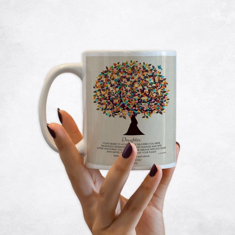 Late Spring Tree graduation Coffee Mug Gift for Daughter M-1310