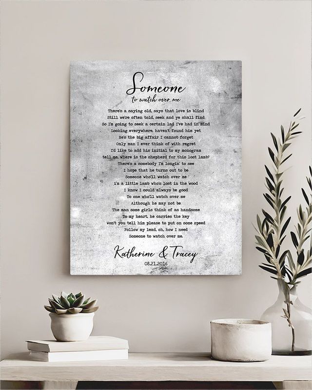 Silver Tarnished Tin Our Song Lyrics 10th Anniversary Wall Plaque Gift for Couple LTC-1903