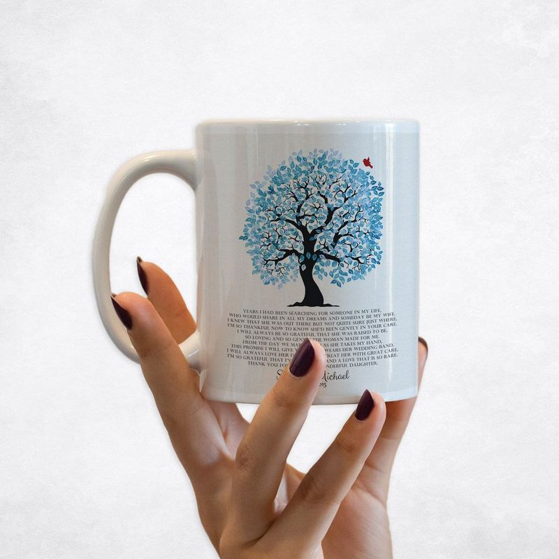 Artful Tree Wedding Coffee Mug Gift for Mother Of The Bride M-1267