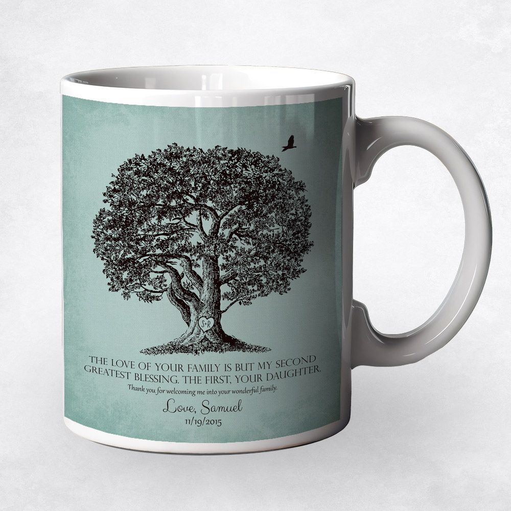 Old Oak Tree Wedding Coffee Mug Gift for Mother Of The Bride M-1158
