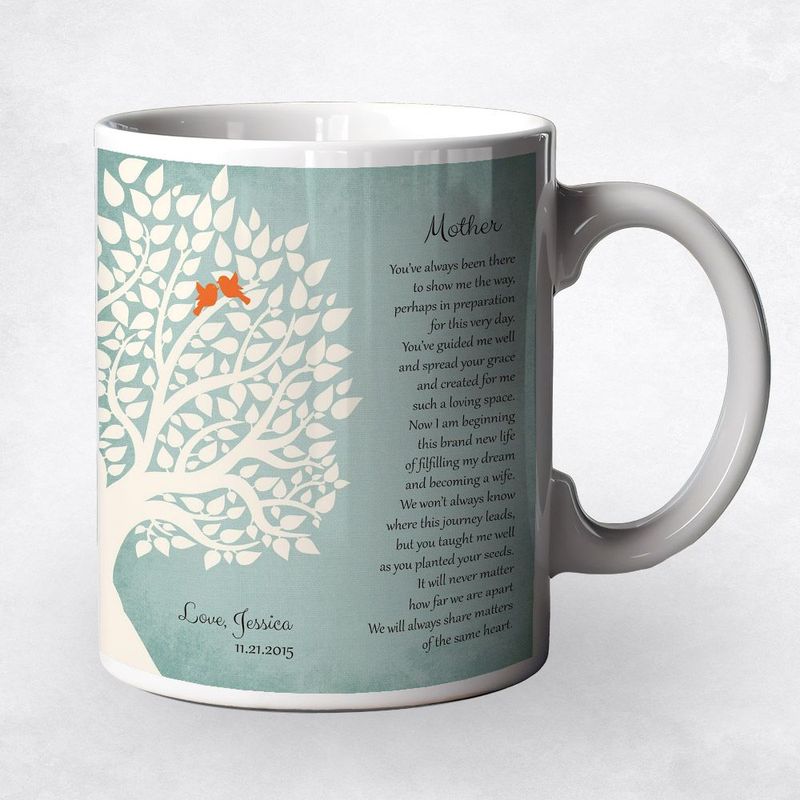 #1 Best Seller - Weddding Tree Poem Wedding Coffee Mug Gift for Mother M-1139