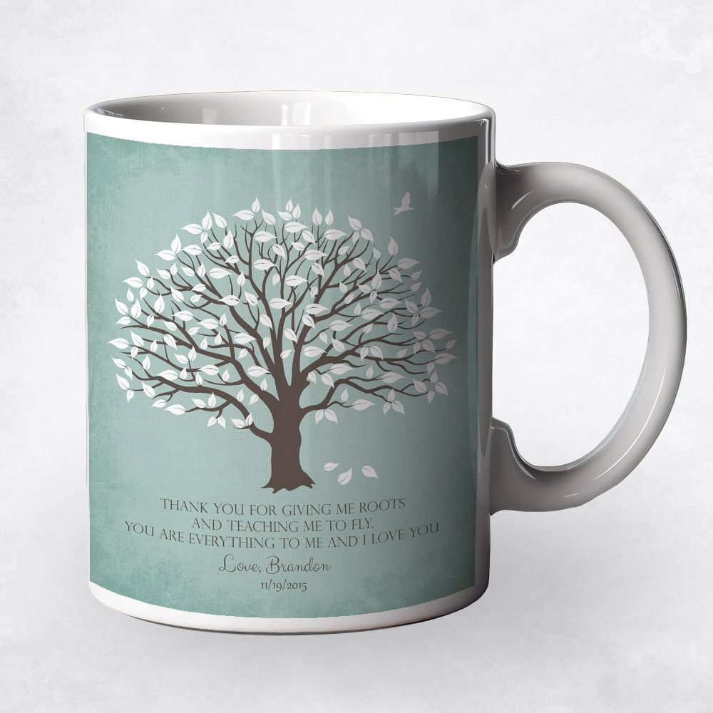 Magnolia Tree Wedding Coffee Mug Gift for Parents M-1155