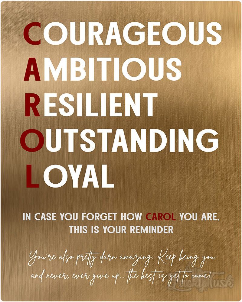 White Bronze First Name Acronym Encouragement Birthday Wall Plaque Gift for Family LTC-2163