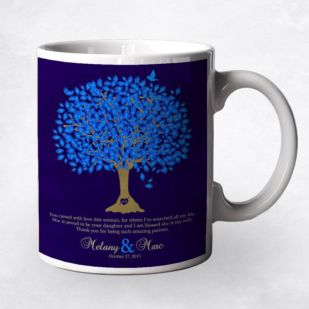 Oak Tree Wedding Coffee Mug Gift for Mother Of The Bride M-1106