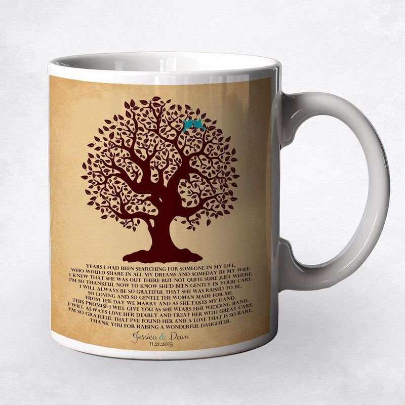 #1 Best Seller - Knotty Tree Wedding Coffee Mug Gift for Mother Of The Bride M-1127