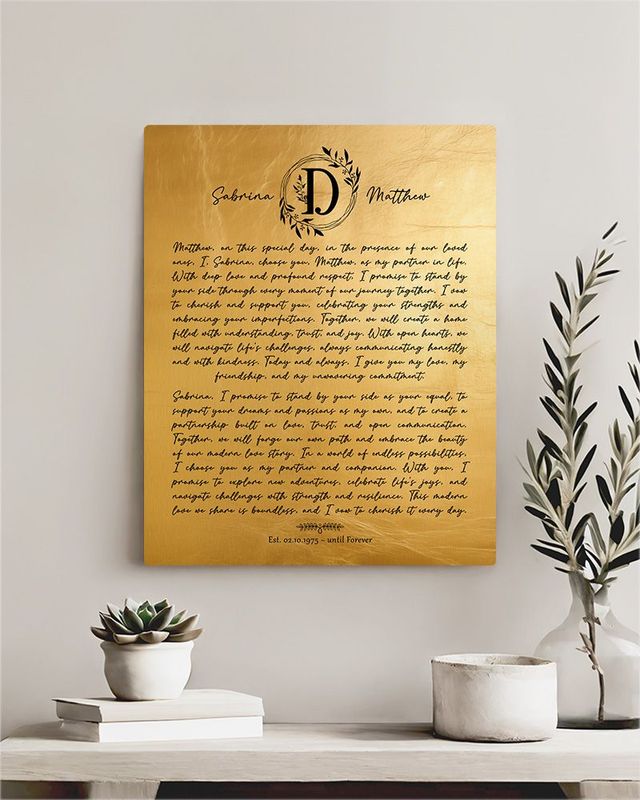 Black Gold Surname Monogram and History Housewarming Wall Plaque Gift for Family LTC-2124