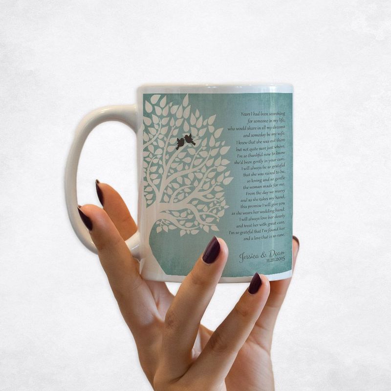 Half Tree Wedding Coffee Mug Gift for Mother Of The Bride M-1130
