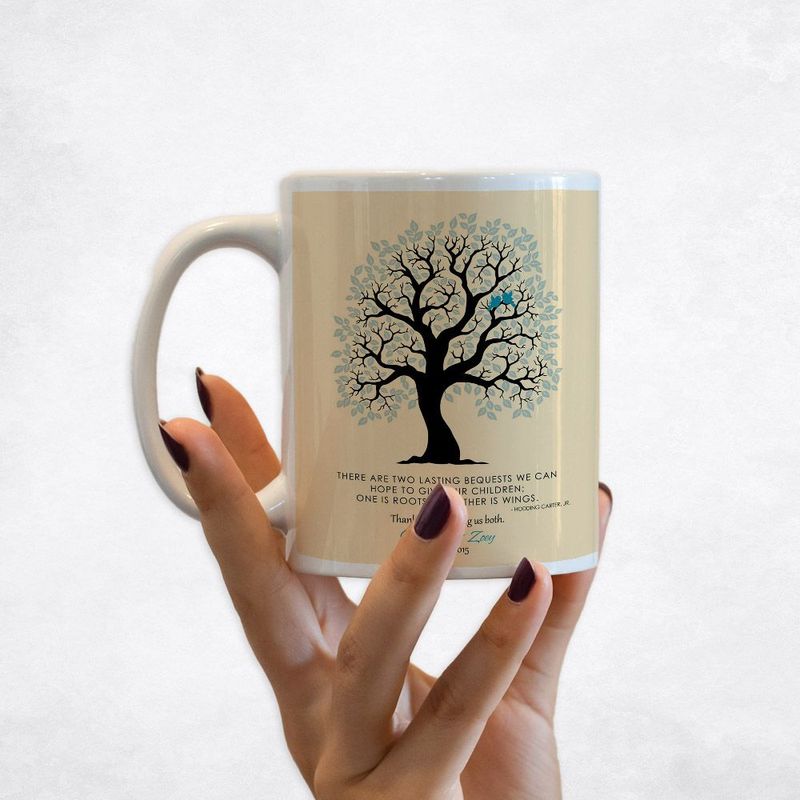 Artful Tree Wedding Coffee Mug Gift for Parents M-1334