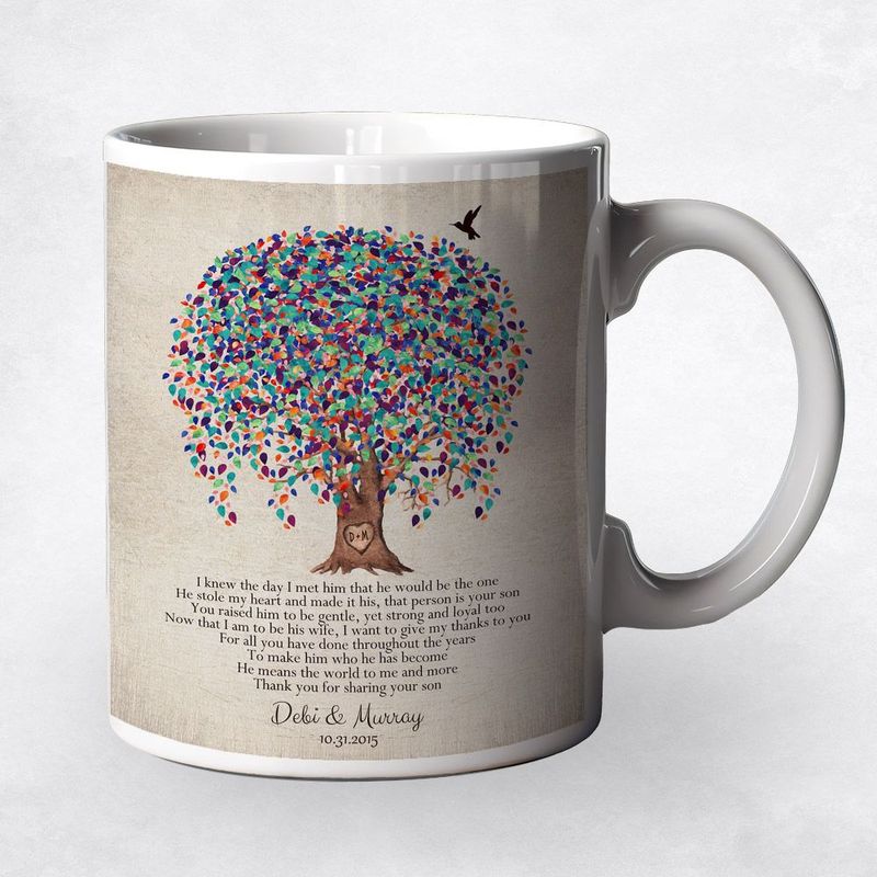 #1 Best Seller - Willow Tree Wedding Coffee Mug Gift for Mother Of The Groom M-1517