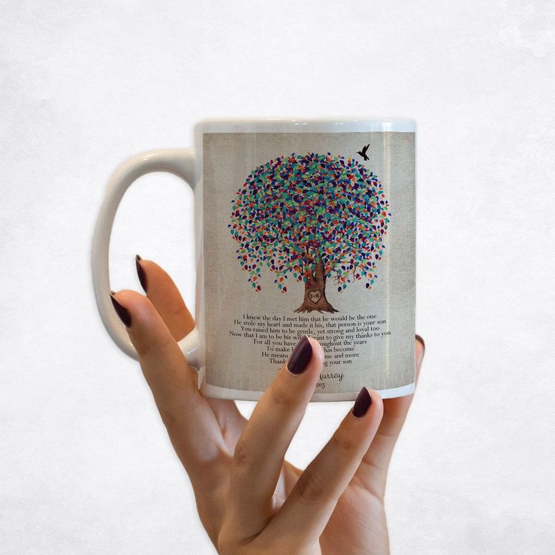 #1 Best Seller - Willow Tree Wedding Coffee Mug Gift for Mother Of The Groom M-1517