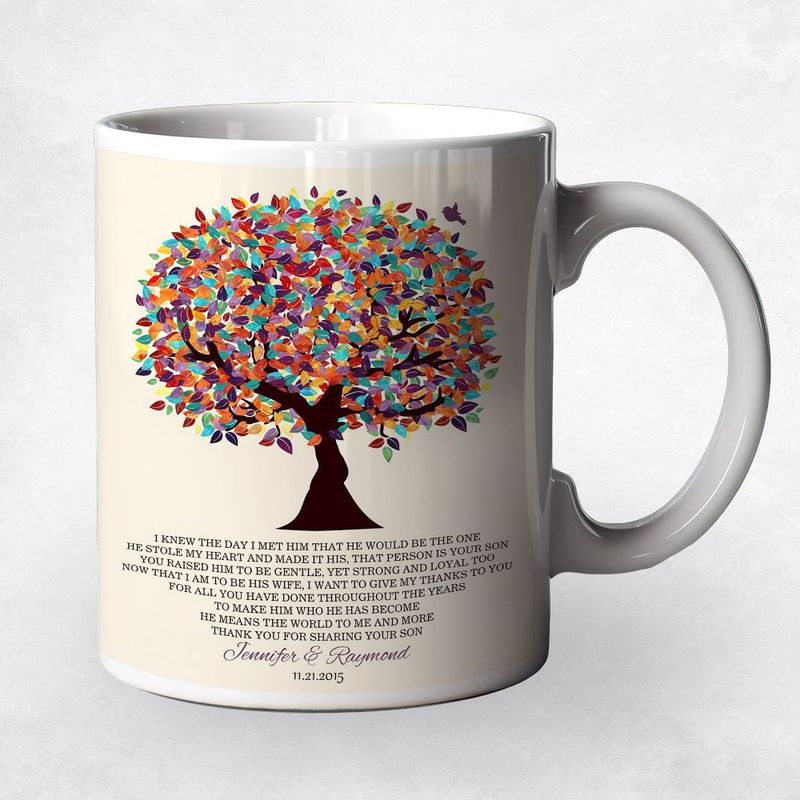 #1 Best Seller - Spring Tree Wedding Coffee Mug Gift for Mother Of The Groom M-1167