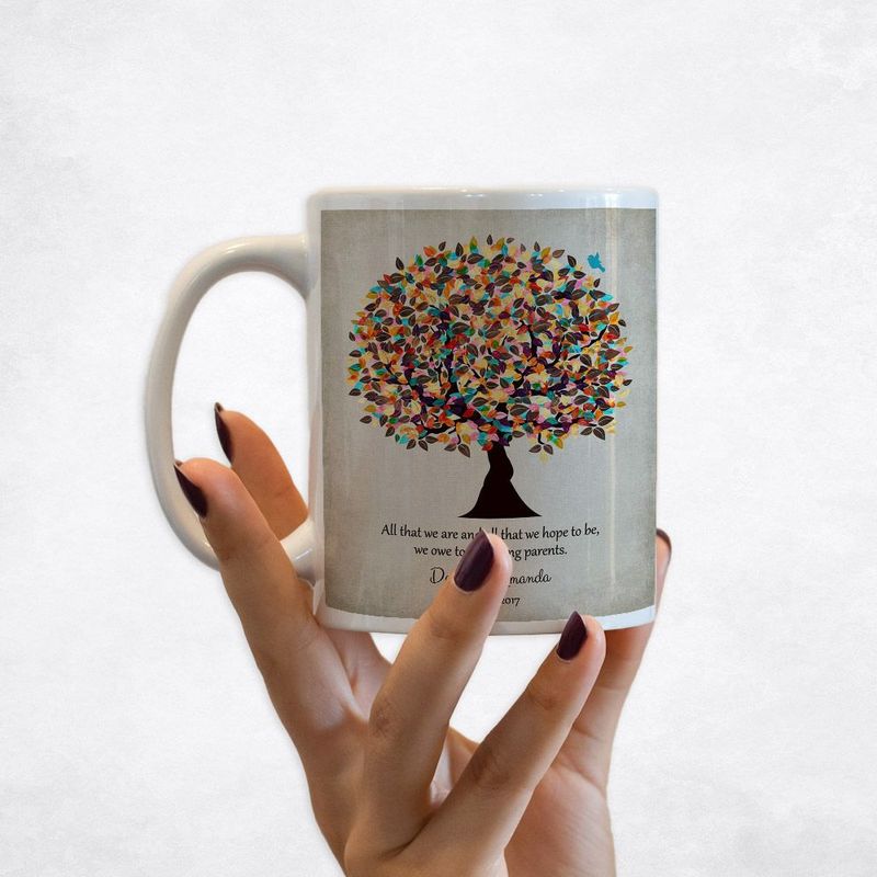 Autumn Tree Wedding Coffee Mug Gift for Parents M-1504