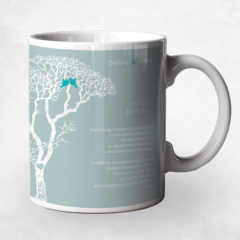 White Bare Tree Spouse Birthday Coffee Mug Gift for Spouse M-1724
