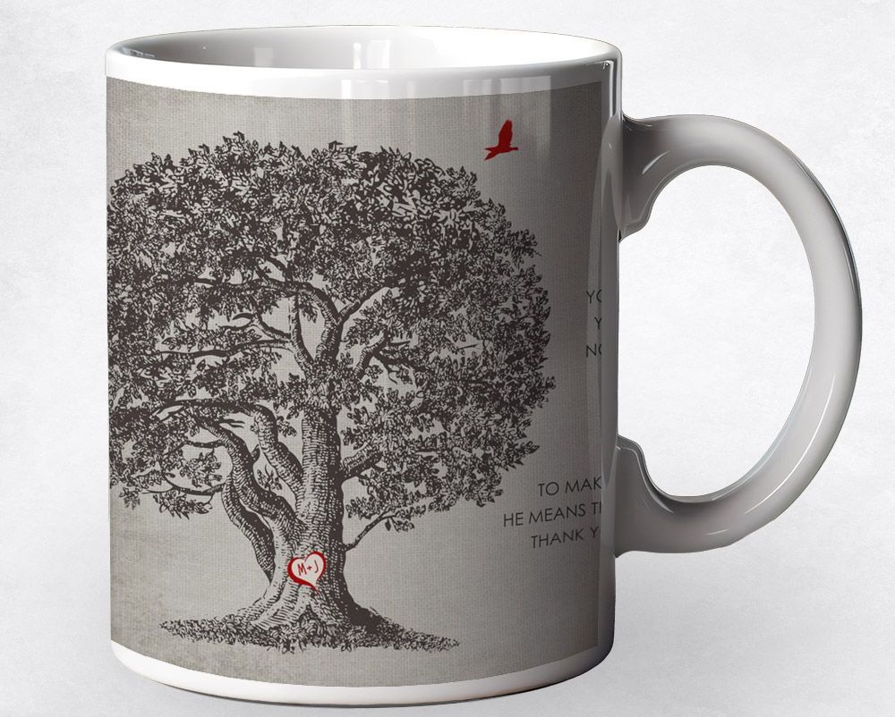 Oak Tree Wedding Coffee Mug Gift for Mother Of The Groom M-1405