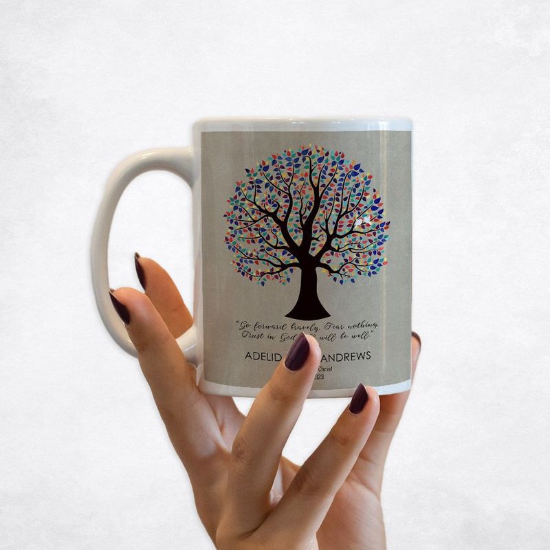 Curly Tree Faith Milestone Coffee Mug Gift for Child M-1560