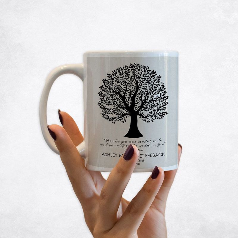 Curly Tree Faith Milestone Coffee Mug Gift for Child M-1506