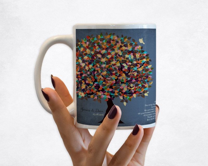 #1 Best Seller - Late Spring Tree Wedding Coffee Mug Gift for Parents M-1313