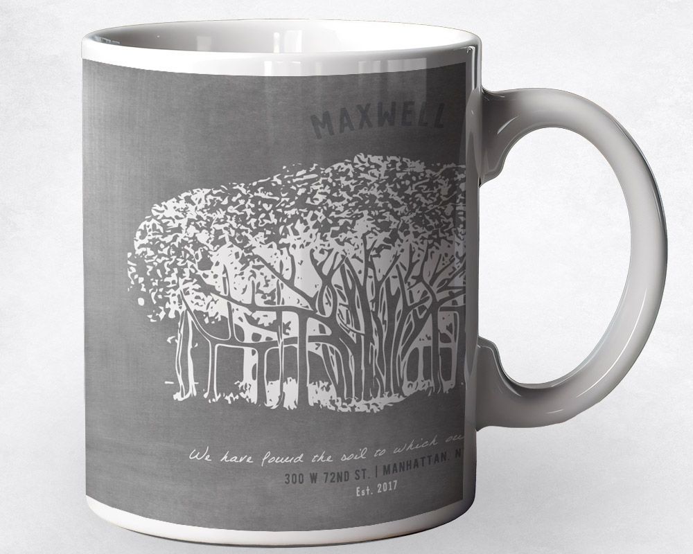 Tin Banyan Tree Anniversary Coffee Mug Gift for Couple M-1808