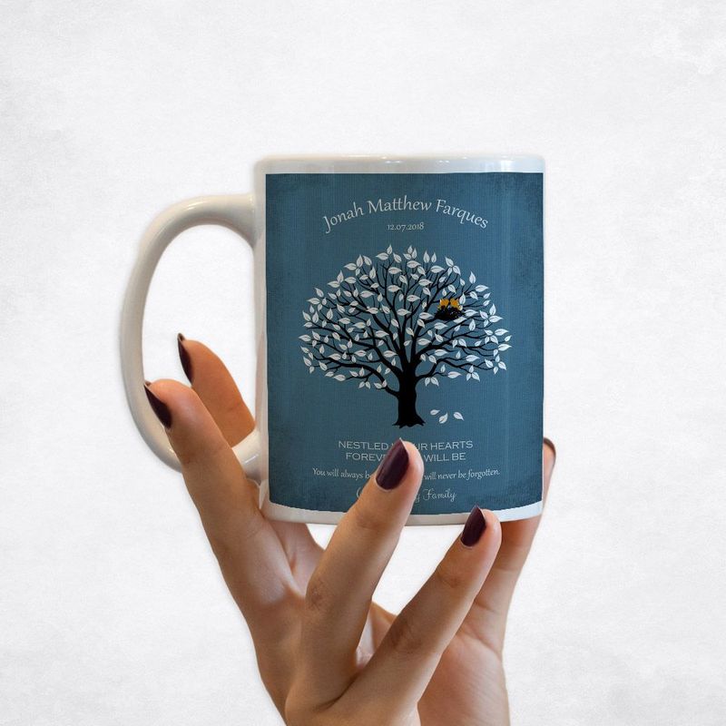 Magnolia Tree Memorial Coffee Mug Gift for Bereaved Parents M-1207
