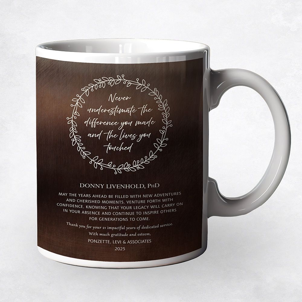 Bronze Farewell Retirement From Employer Retirement Coffee Mug Gift for Employee M-2168