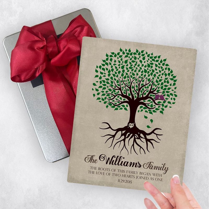 #1 Best Seller - Tree with Roots Wedding Gift Delivery Box Gift for Bride And Groom TOY-1109