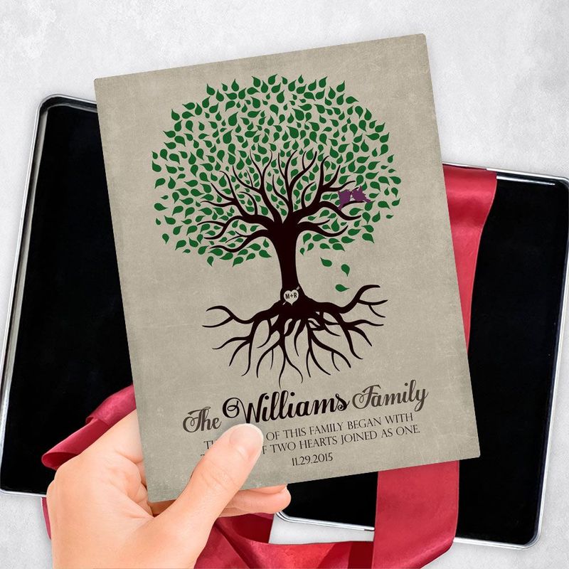 #1 Best Seller - Tree with Roots Wedding Gift Delivery Box Gift for Bride And Groom TOY-1109