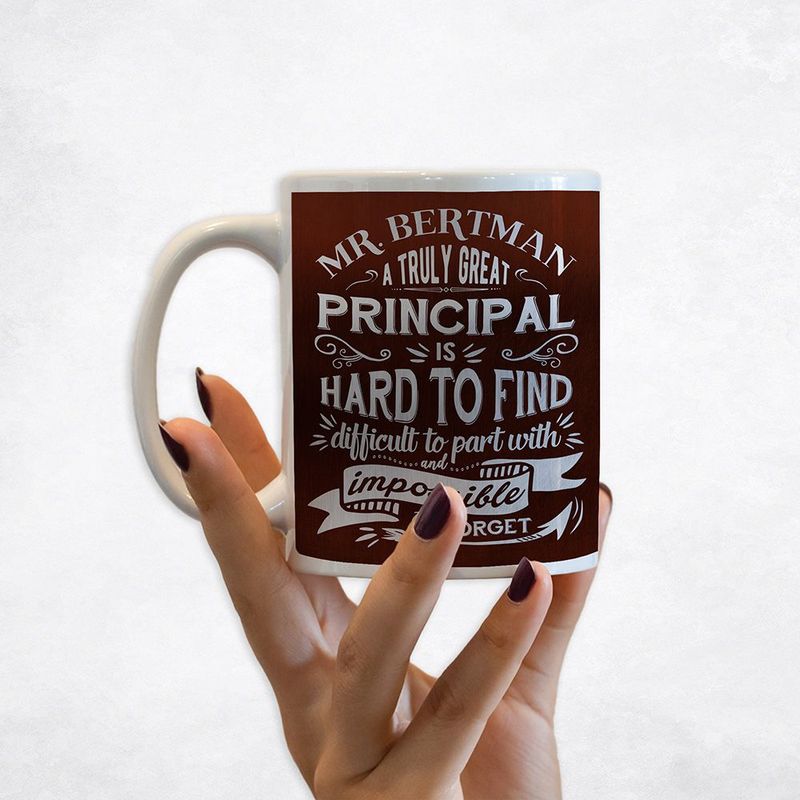 Bronze Truly Great Principal Typography Retirement Coffee Mug Gift for Principal M-2151