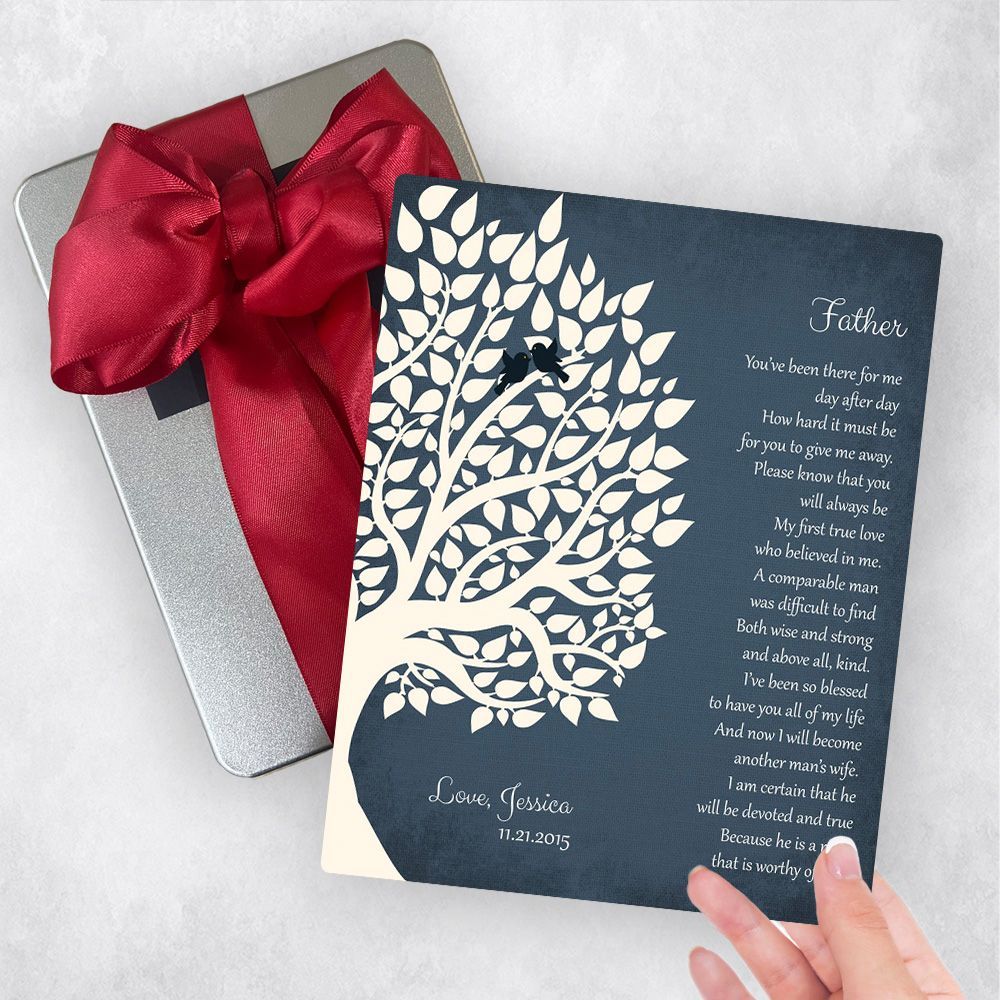Wedding Tree Poem Wedding Gift Delivery Box Gift for Father TOY-1140