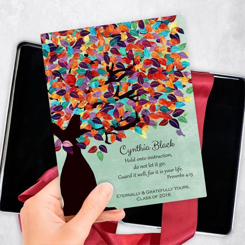 Colorful Spring Tree Teacher Appreciation Gift Delivery Box Gift for Educator TOY-1230
