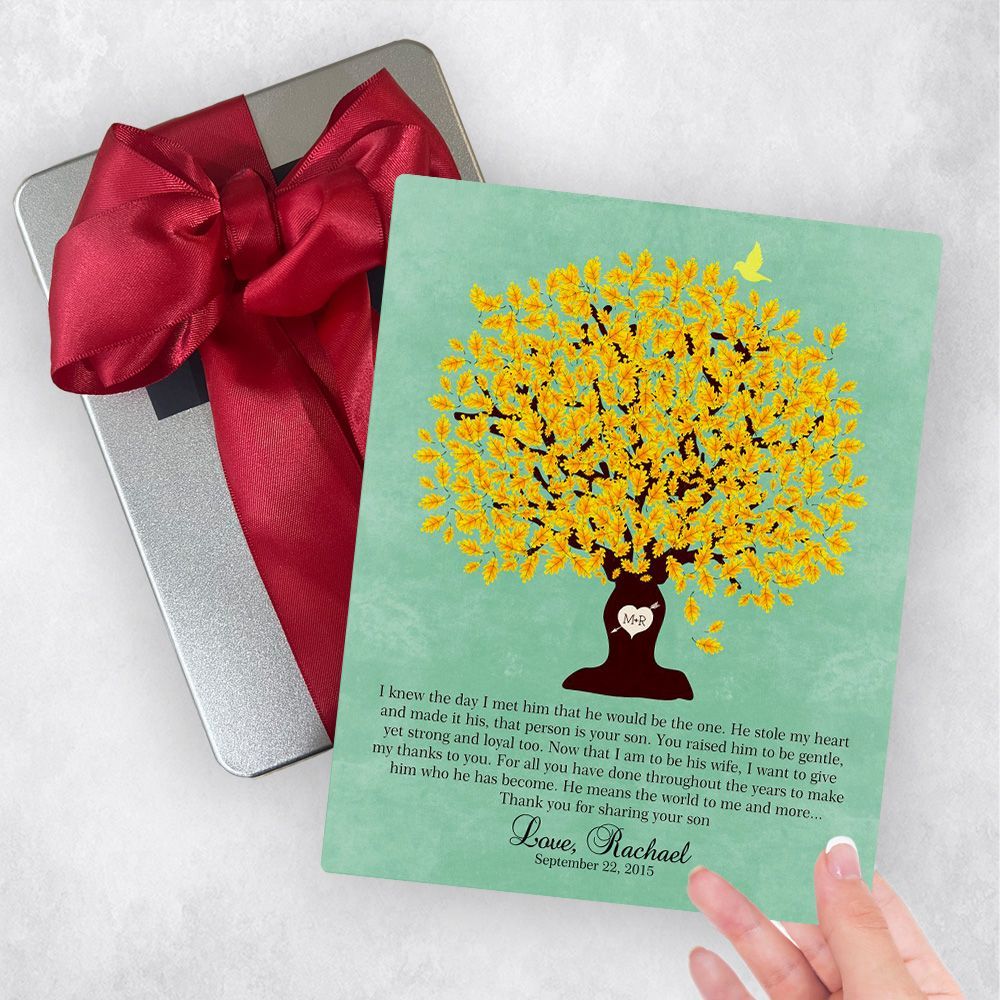 Oak Tree Wedding Gift Delivery Box Gift for Mother Of The Groom TOY-1104