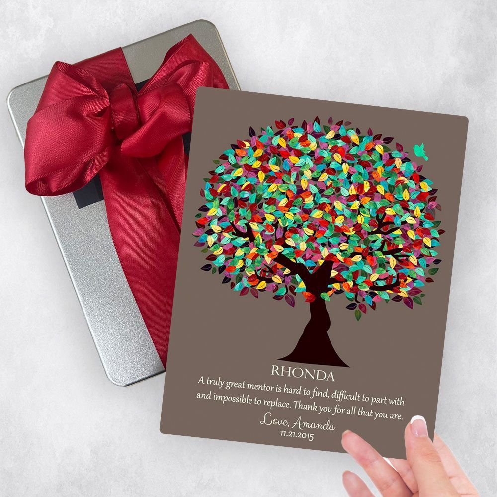 #1 Best Seller - Colorful Spring Tree Leadership Appreciation Gift Delivery Box Gift for Mentor TOY-1201