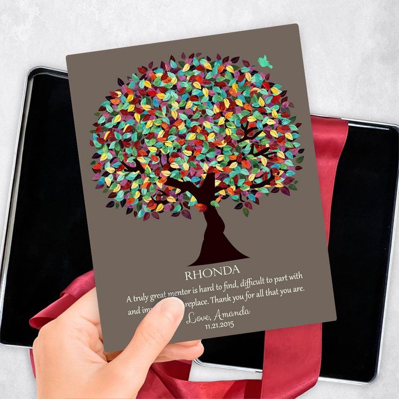 #1 Best Seller - Colorful Spring Tree Leadership Appreciation Gift Delivery Box Gift for Mentor TOY-1201