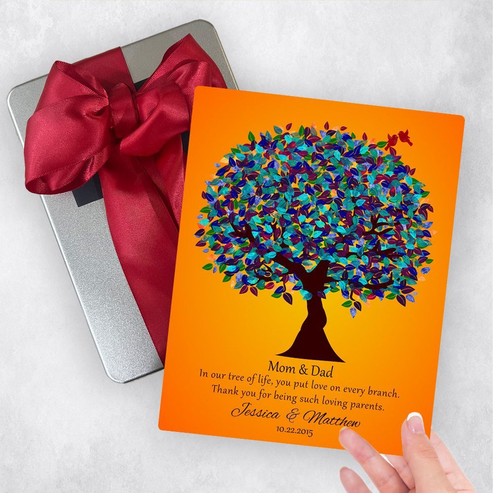 Peacock Tree Family Appreciation Gift Delivery Box Gift for Parents TOY-1186