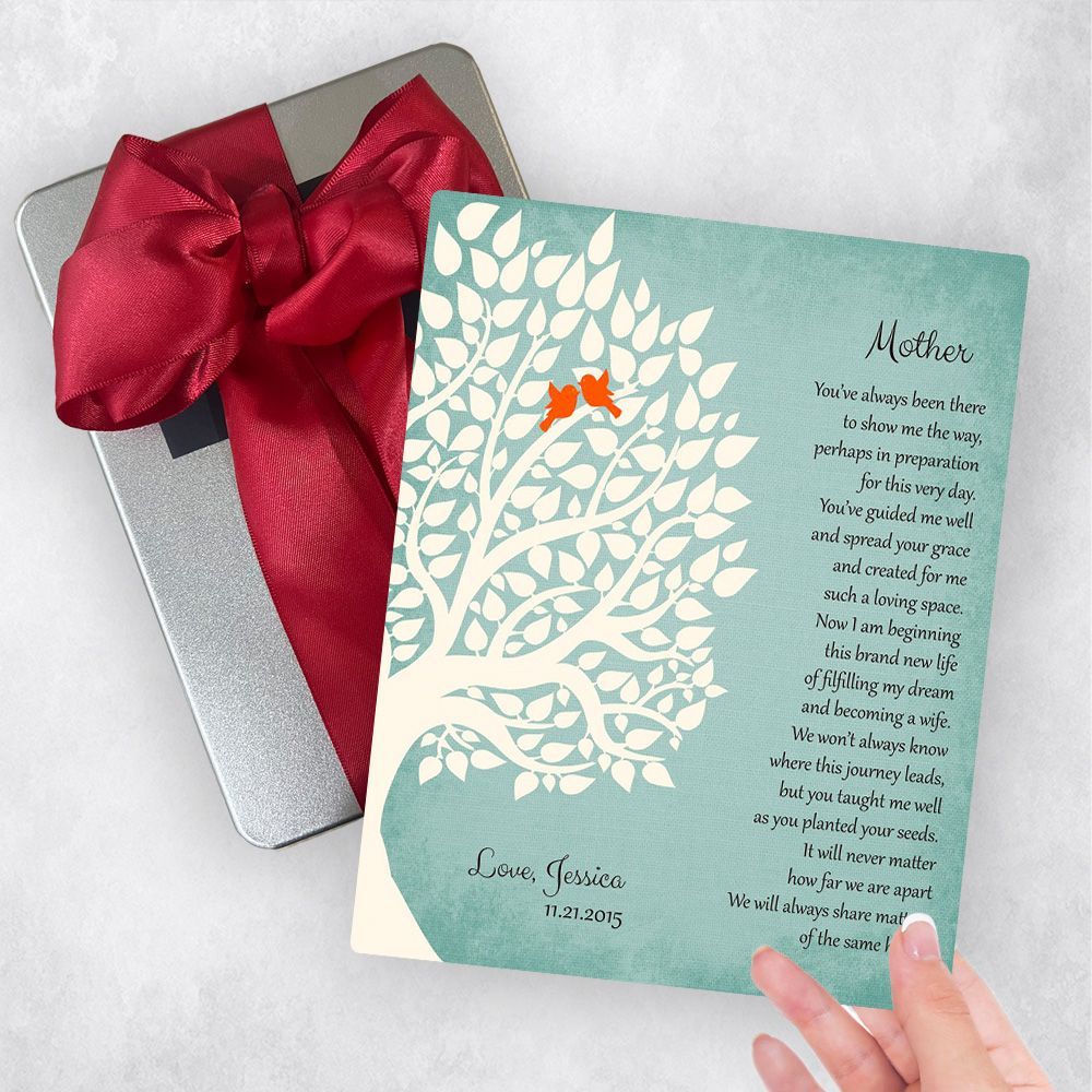 #1 Best Seller - Weddding Tree Poem Wedding Gift Delivery Box Gift for Mother TOY-1139